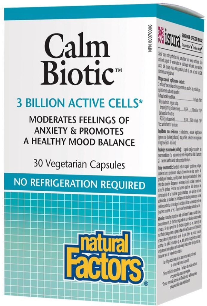 NATURAL FACTORS Calm Biotic (3 Billion - 30 veg caps)