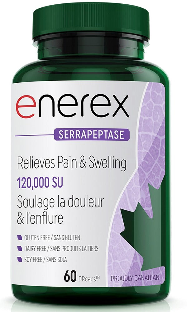 ENEREX Serrapeptase (120,000 SU - 60 caps)