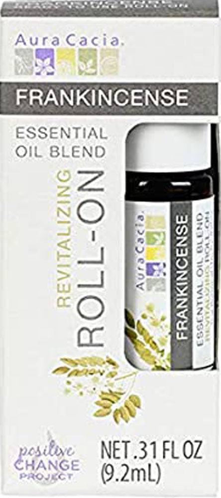 AURA CACIA Frankincense Essential Oil Roll-On  (9.2 ml)