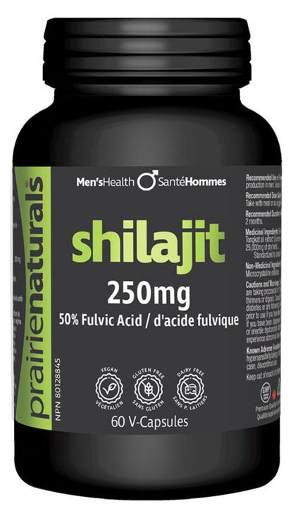 PRAIRIE NATURALS SHILAJIT PURIFIED (250 mg - 60 VCAPS)