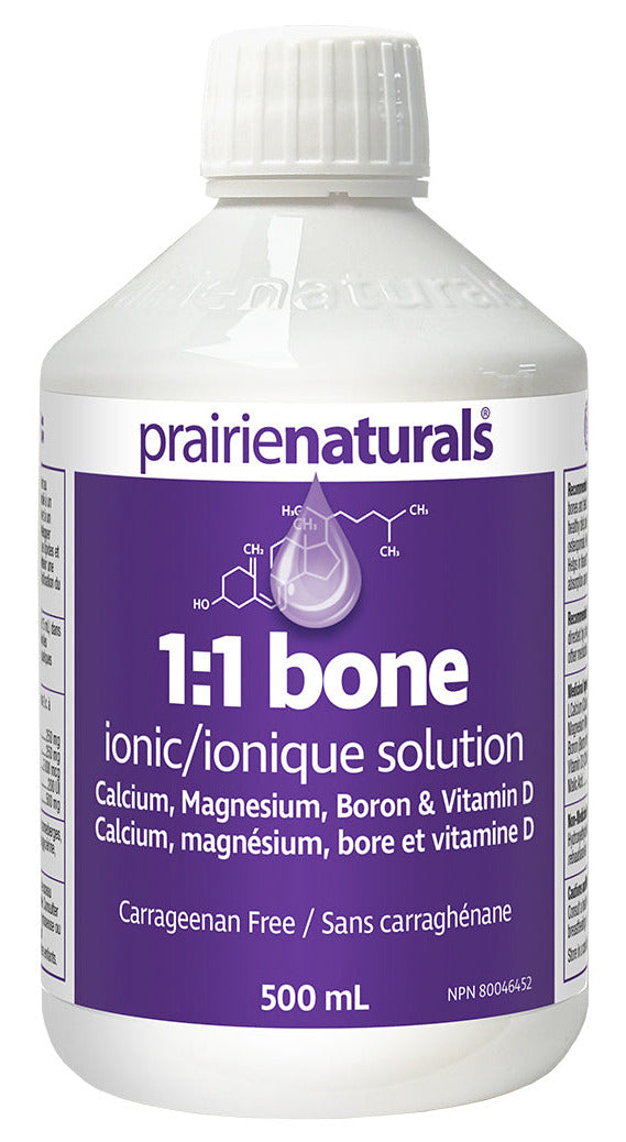 PRAIRIE NATURALS Ionic Bone Solution 1:1 (500 ml)