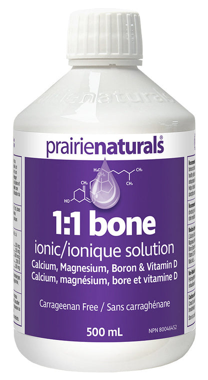PRAIRIE NATURALS Ionic Bone Solution 1:1 (500 ml)