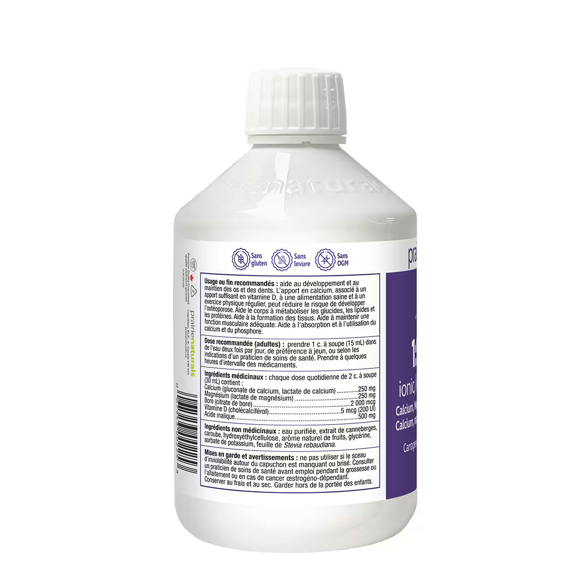 PRAIRIE NATURALS Ionic Bone Solution 1:1 (500 ml)