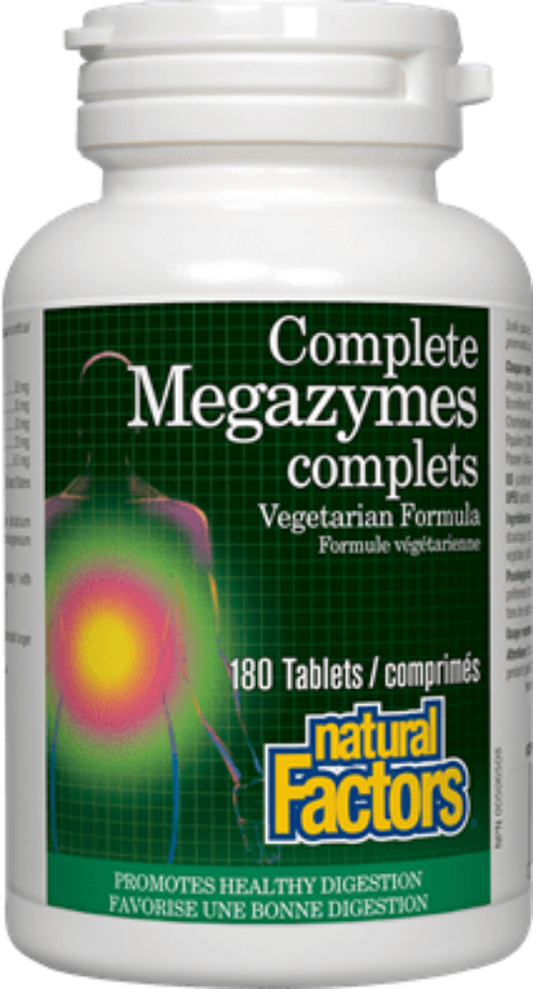 Natural Factors Complete Megazymes (180 tabs)