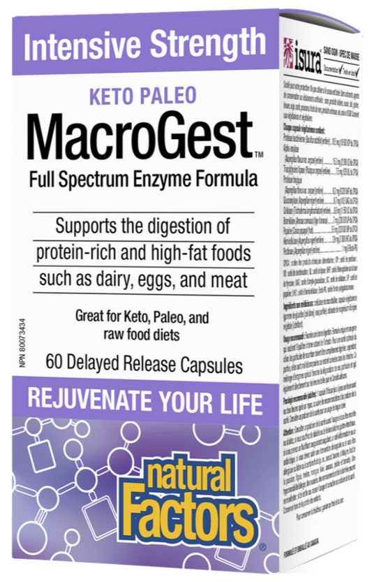 Natural Factors Keto Paleo Macrogest (60 DR Capusles)