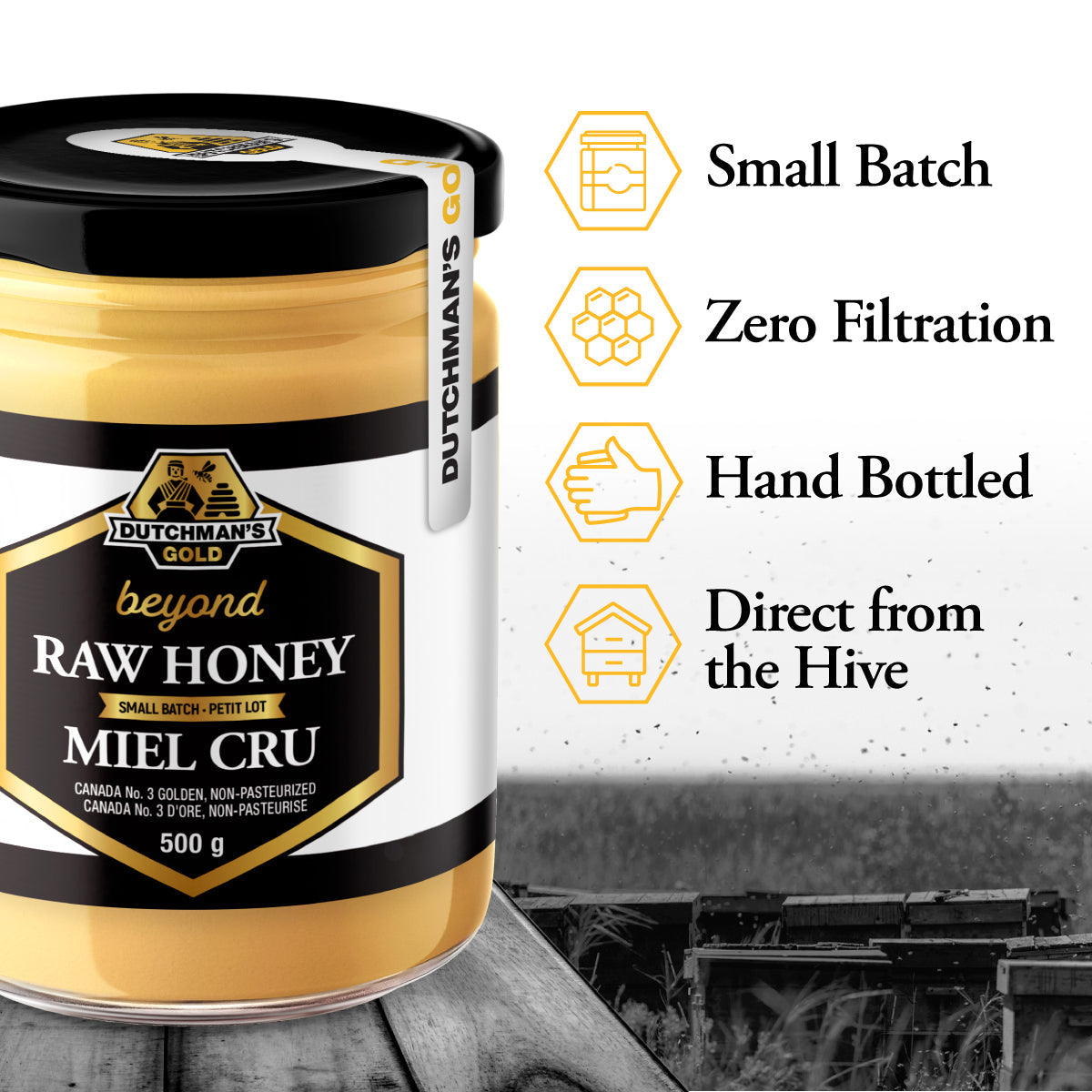 DUTCHMAN'S GOLD Beyond Raw Honey