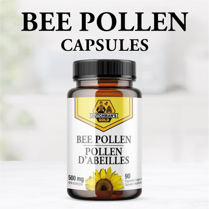 DUTCHMAN'S GOLD Bee Pollen (500 MG - 90 Capsules)