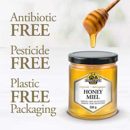 DUTCHMAN'S GOLD Organic Liquid Honey 330 g