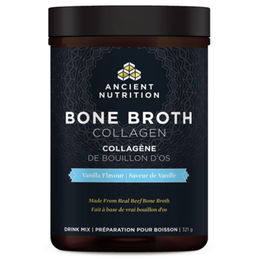 ANCIENT NUTRITION Bone Broth Collagen Protein (Vanilla - 321 gr)