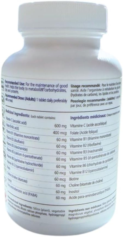 VITALITY Time Release B Complex + C 600 mg
