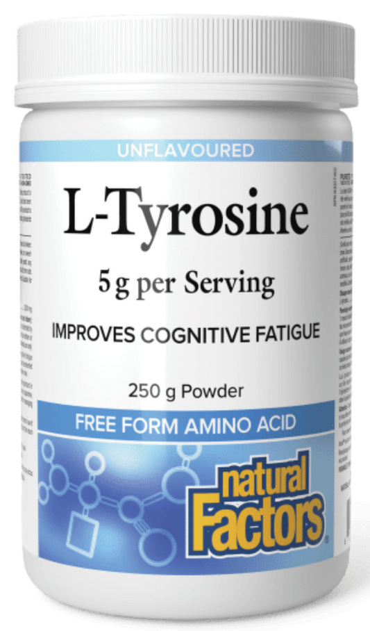 NATURAL FACTORS L-Tyrosine (5 g - 250 g)