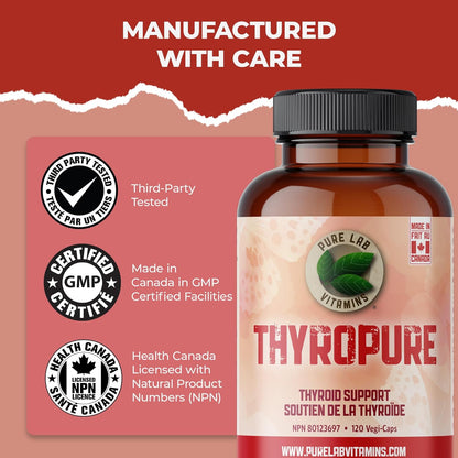 PURE LAB VITAMINS ThyroPure (120 veg caps)