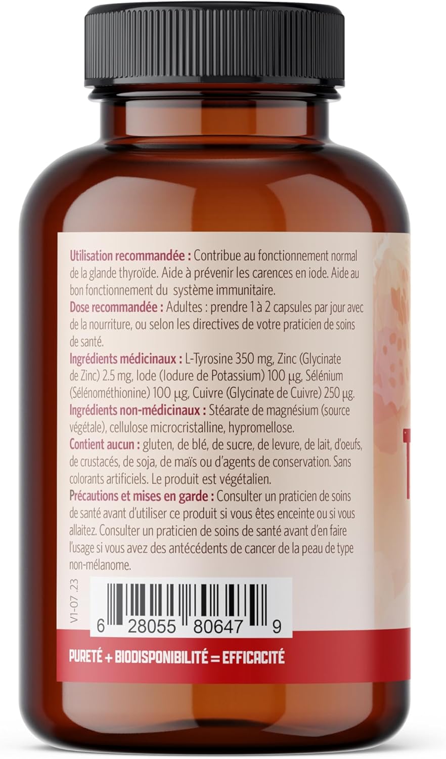 PURE LAB VITAMINS ThyroPure (120 veg caps)
