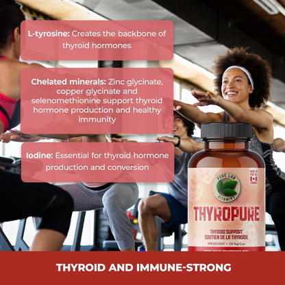 PURE LAB VITAMINS ThyroPure (120 veg caps)