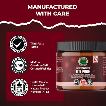 PURE LAB VITAMINS UTI Pure Powder - Additive Free (125 grams)