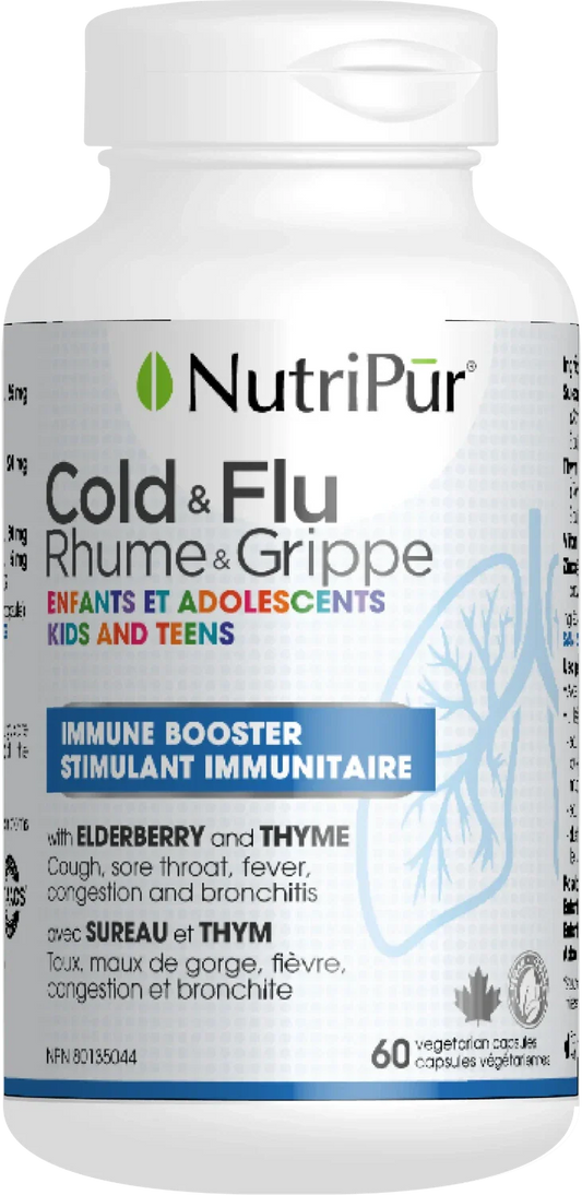 NUTRIPUR Cold & Flu Kids & Teens (60 V-Vaps)
