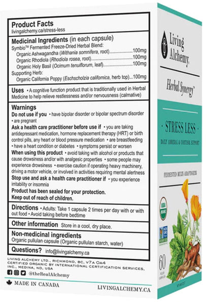 LIVING ALCHEMY Stress Less (60 caps)