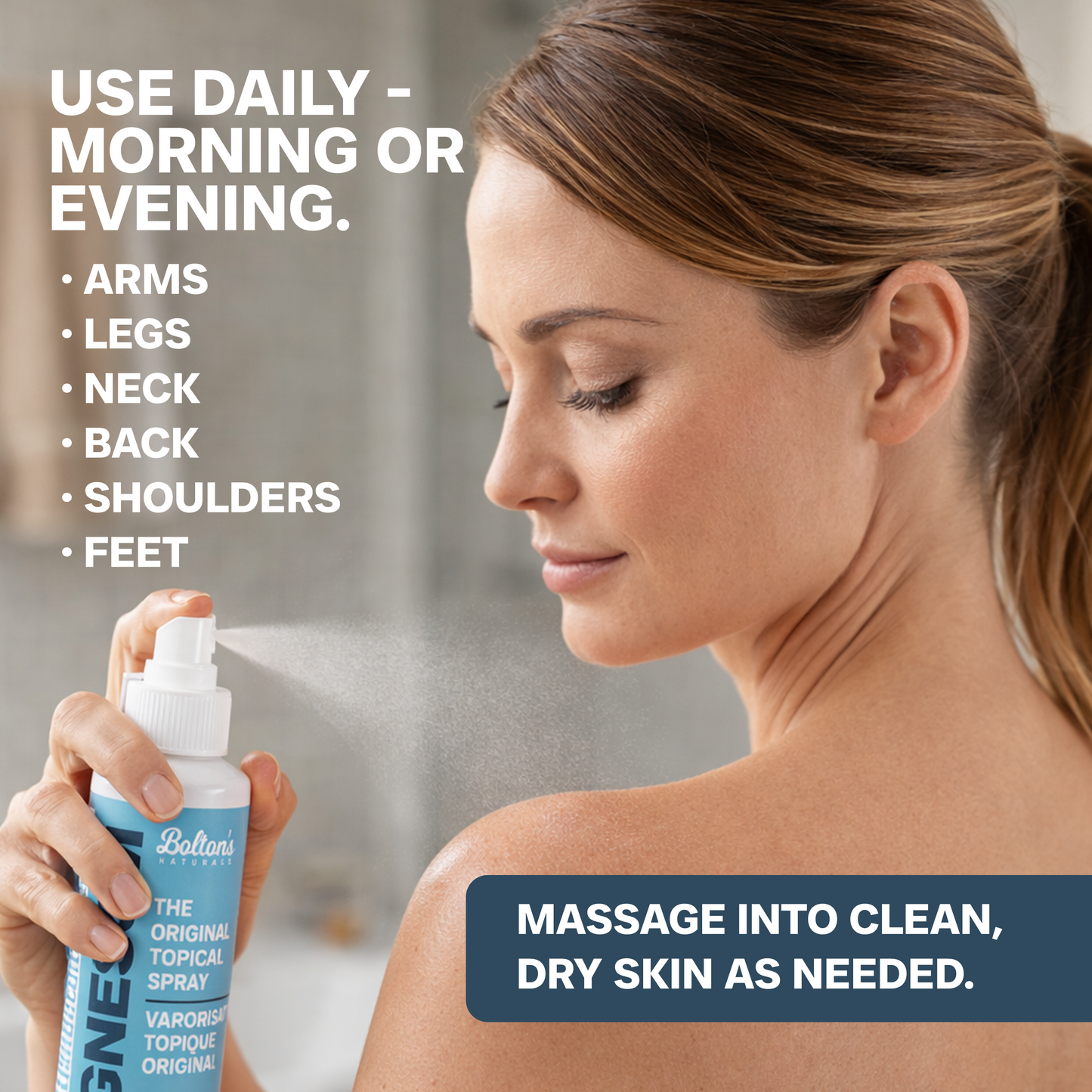 BOLTON'S Magnesium Original Topical Spray  (118 ml)