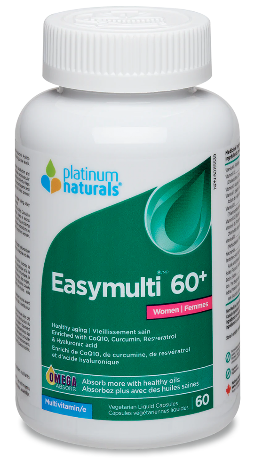 PLATINUM EasyMulti 60+ For Women (60 caps)
