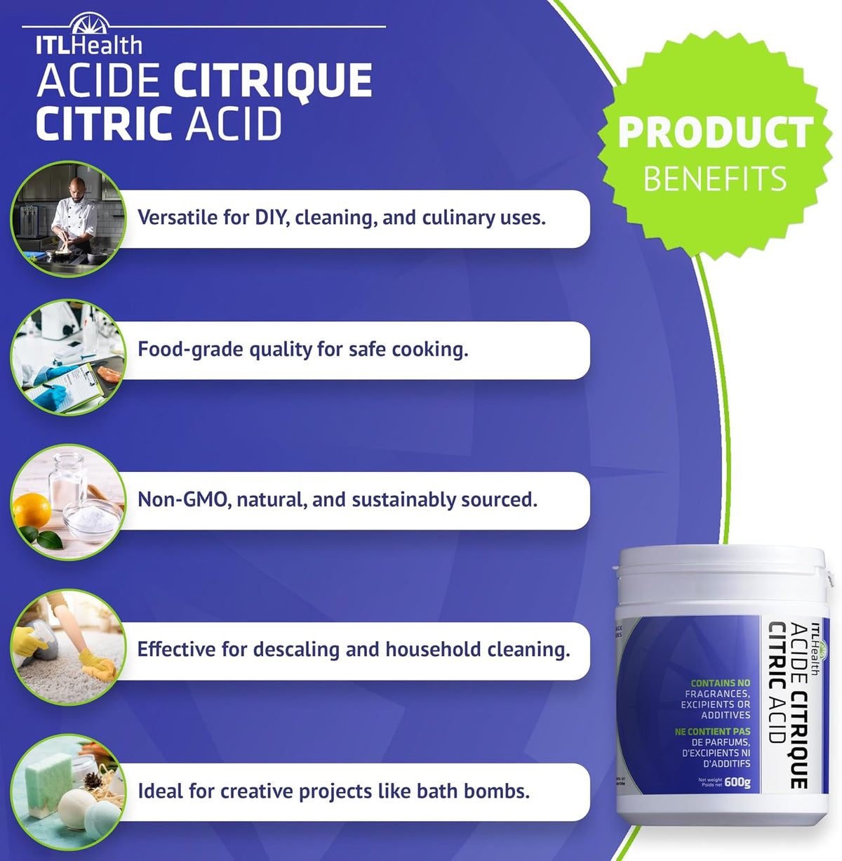 ITL HEALTH Citric Acid