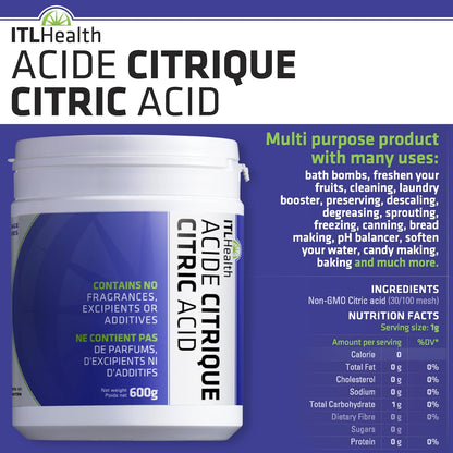 ITL HEALTH Citric Acid