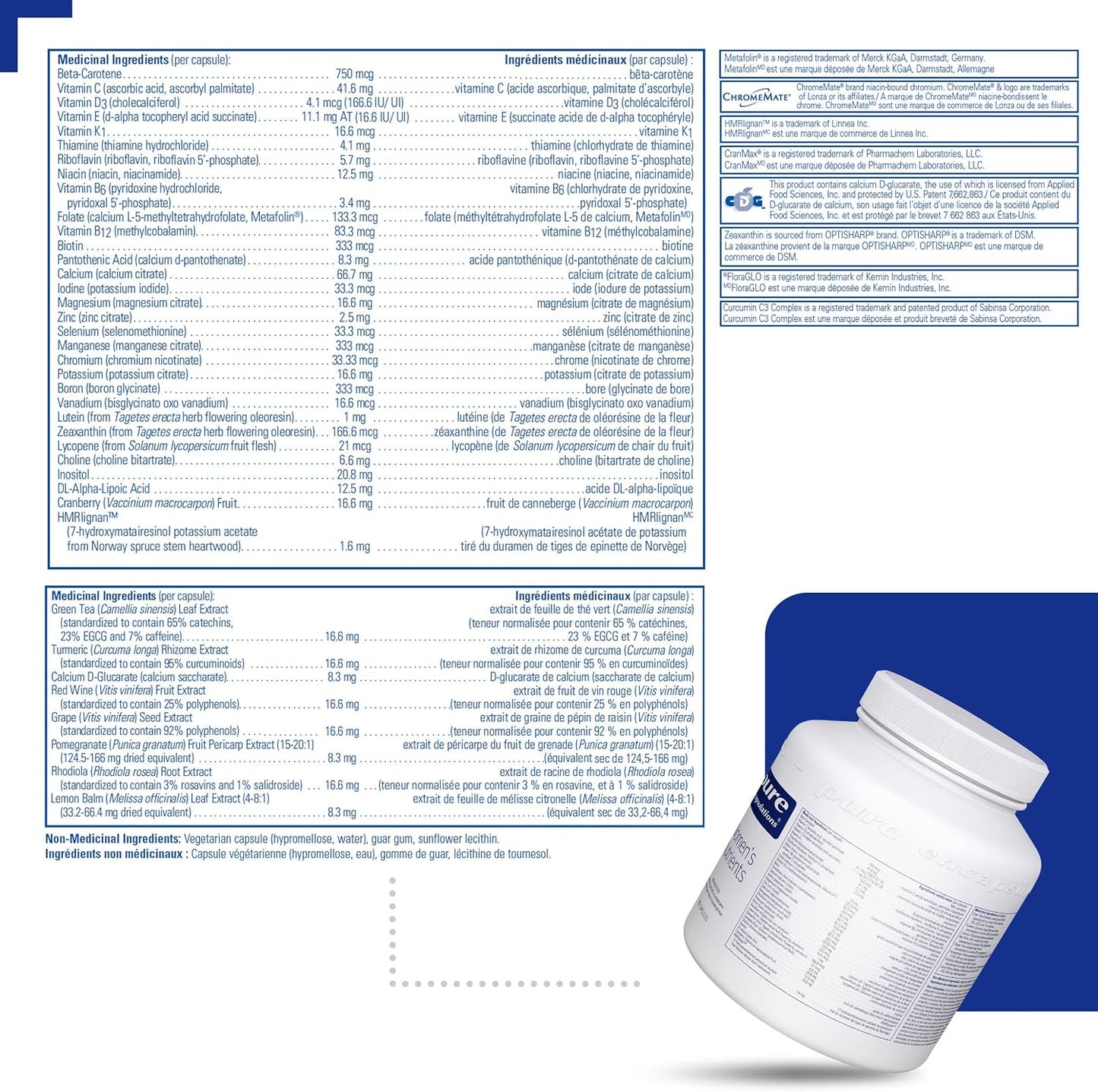 PURE ENCAPSULATIONS Women's Nutrients (180 caps)