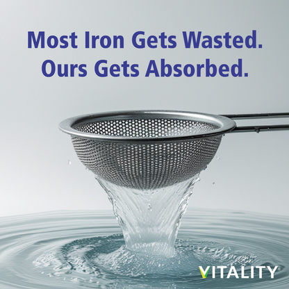 VITALITY Power Iron + Organic Spirulina