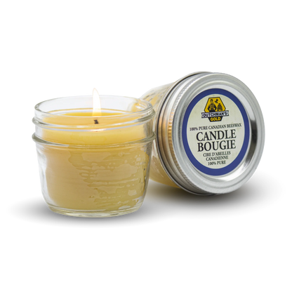 DUTCHMAN'S GOLD Beeswax Candle Mason Jar