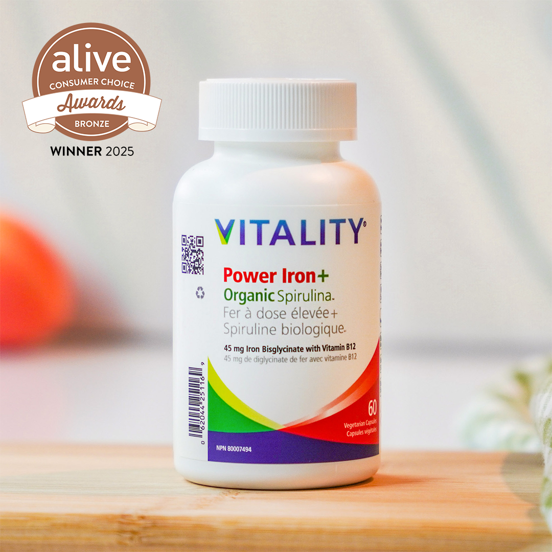 VITALITY Power Iron + Organic Spirulina