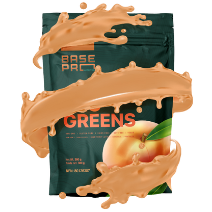 BASE PRO NUTRITION Pro Greens (Peach - 300 grams)