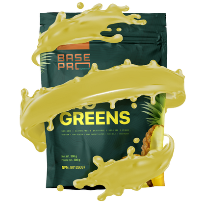 BASE PRO NUTRITION Pro Greens (Pineapple - 300 gr)
