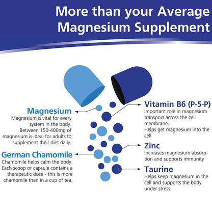 VITALITY Magnesium + Chamomile Powder - Adults
