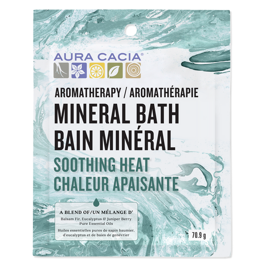 AURA CACIA Soothing Heat Mineral Bath  (6 x 71 gr)