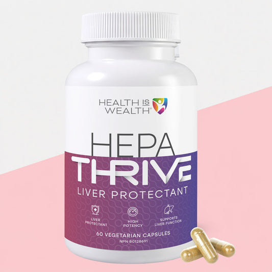 HEALTH IS WEALTH HepaThrive Liver Protectant (60 vcaps)