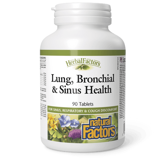 HERBAL FACTORS Lung, Bronchial & Sinus Health (90 tabs)